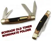 Schrade Old Timer DELRIN Workmate 4-Blade Knife 44OT
