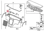 OEM BMW Z3 ROADSTER Z3 1.8 1.9 2.0 2.2I 2.5 COVER BRACKET SET 51168399081 NEW