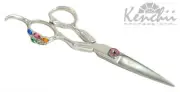 Kenchii Professional Beauty Shears - Radiance 5.5 or 6.0 Offset Handle Scissors