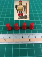 RedButton of remote control Mr.Mercury Robot Tin toy ( 4pieces ) ** REPRODUCT **
