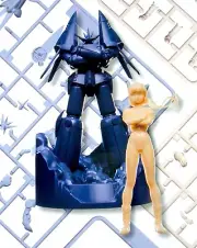 TAKAYA NORIKO with GUNBUSTER- Max Factory Plamax Model Kit- USA Seller