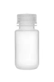 Eisco Labs 60ml Reagent Bottle, Wide Mouth with Screw Cap - Polypropylene