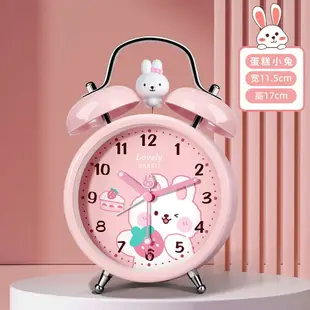 小鬧鐘 床頭鬧鐘 兒童鬧鐘 兔子小鬧鐘新款學生專用起床神器可愛靜音兒童女孩卡通時鐘錶