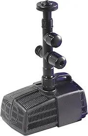 [Hozelock] Fountain & Cascade Pond Pump 1500 LPH : Ideal for Medium-sized Ponds, Adjustable Flow Rate and Cascade/fountain Angle, Anti-clog Foam Free Inlet Cage Reduces Maintenance [3354B1240]