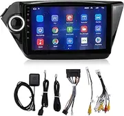 [XTevu] GPS Navigation Player, Bluetooth Multimedia System Compatible with Kia Rio 3 2010‑2016, 9in Android Head Unit, Car Stereo Navigation Screen (XThems0rgu-12)