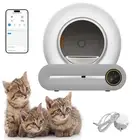 Smart Cat Litter Box Automatic Self-Cleaning WiFi App Control Cats Toilet 65L