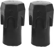 Kisangel Protect Your Electric Bike Pedals 2pcs Plastic Pedal End Plugs Fit Foot Peg Cap Protectors