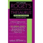 THE CONCISE ROGET’S INTERNATIONAL THESAURUS