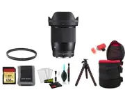 Sigma 16mm f/1.4 DC DN Contemporary Lens (FUJIFILM X) with UV Filter