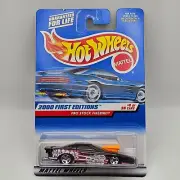VTG 2000 Hot Wheels First Editions 4/36 PRO STOCK FIREBIRD Black w5Sp #64 NEW