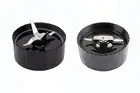 Replacement Cross and Flat Blades Kit compatible with Magic Bullet Blender Ju...