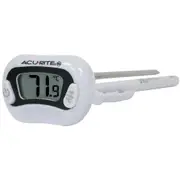 Acurite Stainless Steel Probe Digital Instant Read Cooking Thermometer White