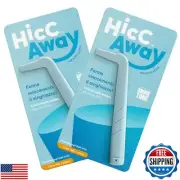 HICCAWAY Hiccup Straw - Stops Hiccups Naturally and Fast - As Seen On Shark T