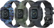 3-Pack Bands intended for Garmin Vivofit jr. 3 Bands intended for Kids 4+, Replacement Flexible Soft Silicone Sport Sweat Resistant Wristbands Band intended for Vivofit jr. 3 Fitness Tracker intended for Kids Small Size 5.1”-6.9” (Black,Red,White)
