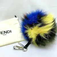 在飛比找PopChill優惠-[二手] FENDI 怪獸毛絨鑰匙圈吊飾