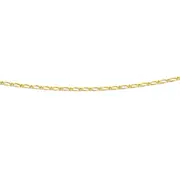 9ct Gold 40cm Solid Figaro 1+1 Chain