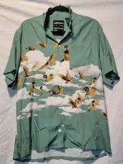 The Hundreds Vultures Short Sleeve Woven Button Down NWT