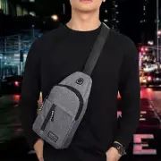 Mens Sling Bag Cross Body Handbag Chest Bag Shoulder Pack Sports Travel Backpack