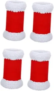Oshhni 4X Horse Leg Wraps Fly Leg Boots Xmas Breathable Warmer Leg Guard Horse Leg Protection for Christmas Cosplay Parades Supplies