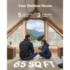 For Camping Tent Inflatable Glamping 3-5 Person Quick Setup Pump Canopy