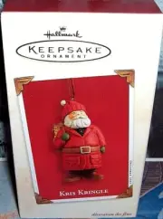 Kris Kringle`2003`The Many Faces Of Santa Through The Years,Hallmark Ornament