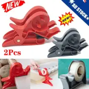 2PCS Wrap Buddies Tabletop Gifts Wrapping Tape Dispenser Paper Roll Holder CliKP