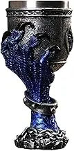 Gothic Wine Goblet | Medieval Dragon Claw Beer Goblet - Vintage Ergonomic Drinkware Mugs for Beverage Wine Cocktails Whiskey Juice
