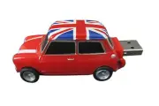 64 GB Mini Cooper USB Flash Drive 3.0 Race Car Memory Card Thumb Stick