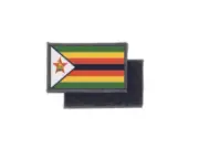 Flag patch printed badge country zimbabwe