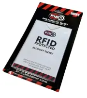 RFID Blocking Passport and ID Protector Sleeve Anti Theft White Color