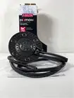 Delta In2ition Black Two-in-One 4-Spray Dual Wall Mount Shower Head