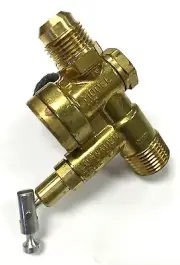 ST171400AV CAMPBELL HAUSFELD UNLOADER VALVE W/MUFFLER-FLARE 120 TO 150 PSI