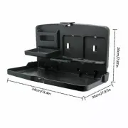 Car Back Seat Tray Table Desk Drink Food Stand Phone Holder Organiser Storage-·-