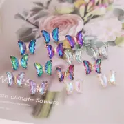 Gradient Butterfly Earrings, Light Luxury Earrings,Creative Earrings, Holiday
