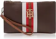[Tommy Hilfiger] Jaden Wristlet, Chestnut