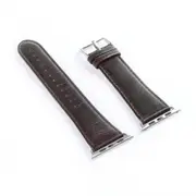 Watch Band 38-40 mm 42-44mm Pull-up Leather Watch Band Replacement Compatible with Apple Watch Series 4 Series 3 Series 2 Series 1 Dark brown_38-40MM