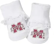 Future Tailgater Mississippi State Bulldogs Boxed Baby Booties with Lace
