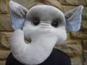 NEW Plush Soft 3D ELEPHANT MASK EARS TRUNK Dress ups Costume Halloween Book Week