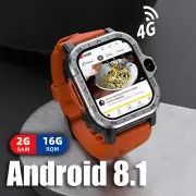 USA 4G Smart Watch Dual Camera WiFi Phone Smartwatch Fitness Tracker 2GB+16GB