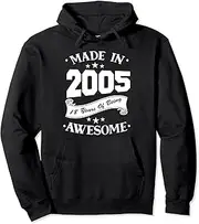 [VidiAmazing] Made in 2005 18 Years of Being Awesome 18th Birthday Pullover Hoodie ds1232