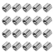 20pcs Wire Thread Inserts 4-40 UNC 1.5D Helical Threaded Sleeve Thread Repair
