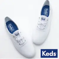在飛比找蝦皮購物優惠-KEDS CHAMPION品牌經典帆布休閒鞋 - 白