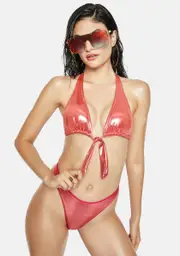 Diva Aquamarine Dreams Metallic Bikini Set