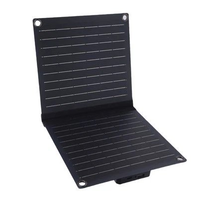 16W Monocrystalline Silicon Foldable Solar Panel Charger for Outdoor Camping