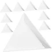 OATIPHO Plastic Craft Trays Set Triangle Storage Plates for Diy Jewelry Art Storage