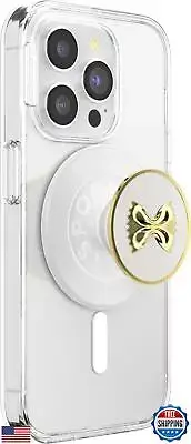 PopSockets Round Phone Grip Compatible with MagSafe, Adapter Ring Included, P