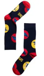 Adelaide Crows AFL Adults Logo Dots Socks