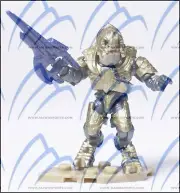 HALO MEGA CONSTRUX BLOKS GOLD ARBITER MINI FIGURE WARTHOG RUN GFT55