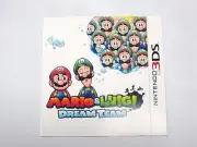 Mario & Luigi Dream Team 3DS Instruction Manual Booklet ONLY!! (Nintendo 3DS)
