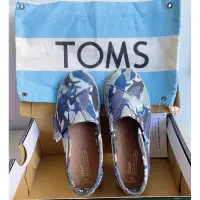 在飛比找蝦皮購物優惠-全新 TOMS 迷彩帆布鞋 童鞋 17.5/28.5
